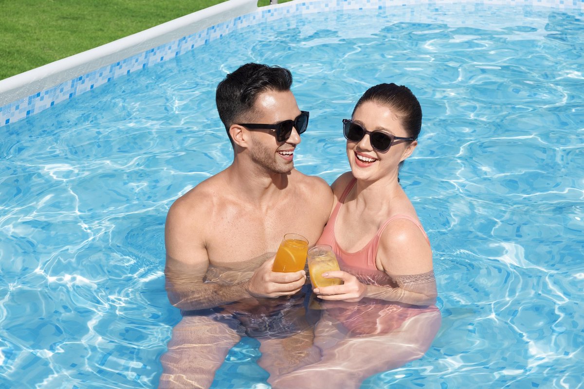 Bestway Power Steel kit piscine ovale 488x305x107 cm 56448