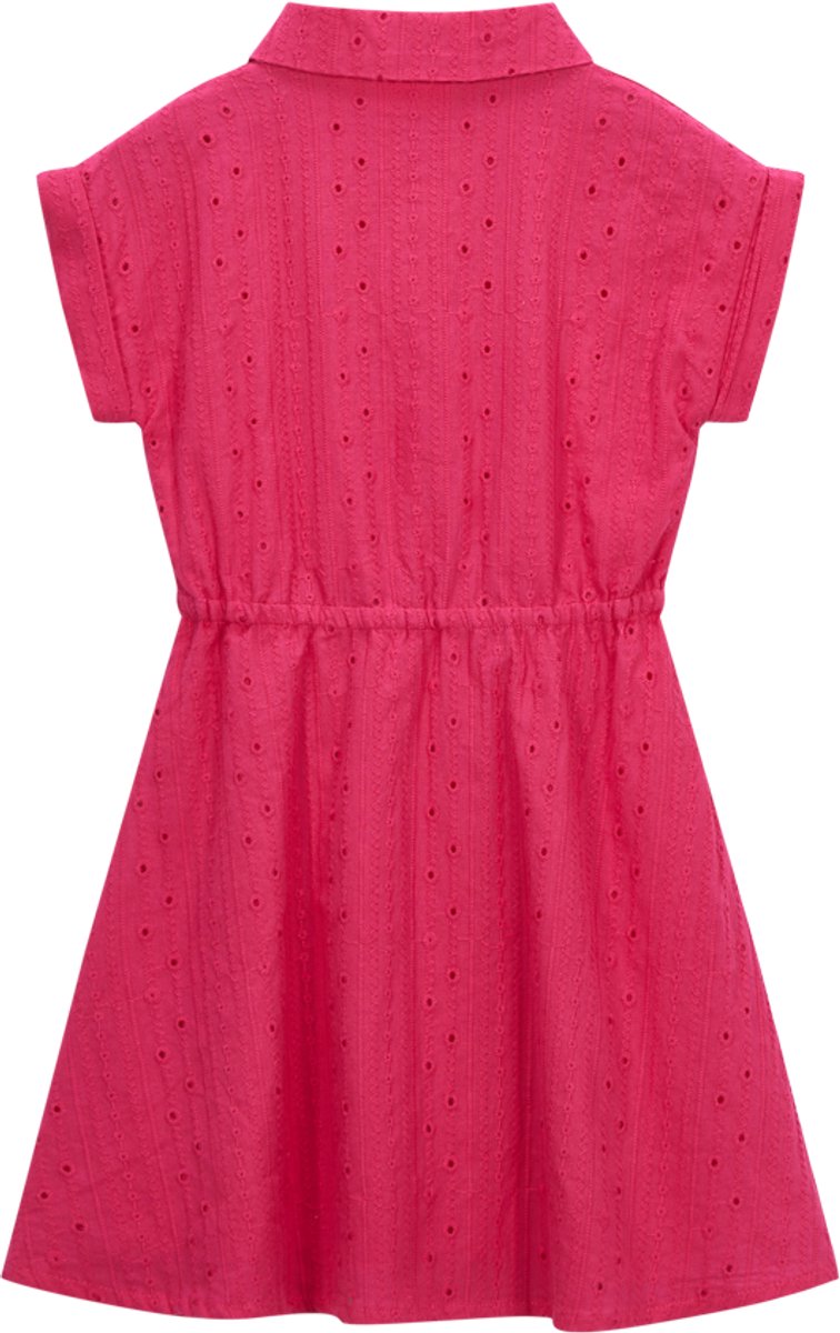 Someone RIEN-SG-51-J Meisjes Jurk - DARK PINK