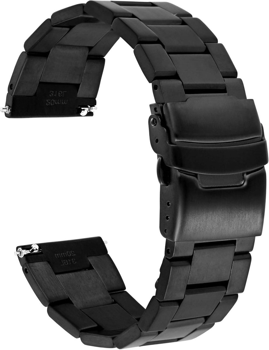 Cosensi - Roestvrij stalen horlogeband met matte afwerking voor mannen en vrouwen
