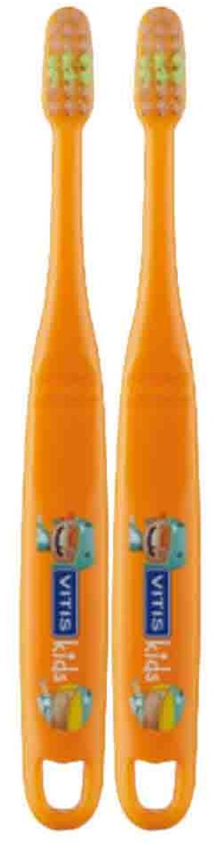 Vitis Tandenborstel Kids - 2 x - Voordeelverpakking