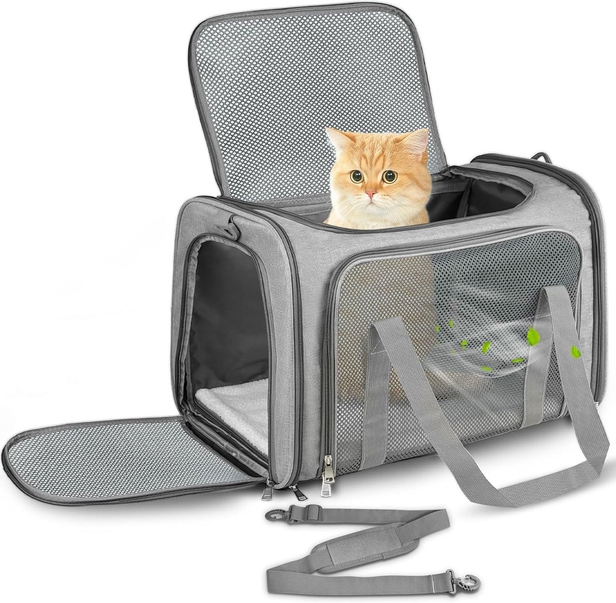 SNJY® Kattenkooi - Kattenbench - Bench Kat - 28L x 43B x 28H cm- Grijs