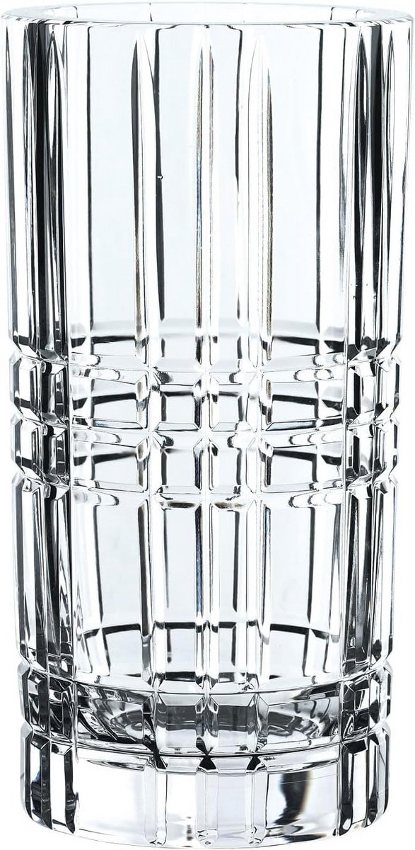 Elegante Kristallen Vaas 23 cm Vierkant - Briljant Geslepen Design