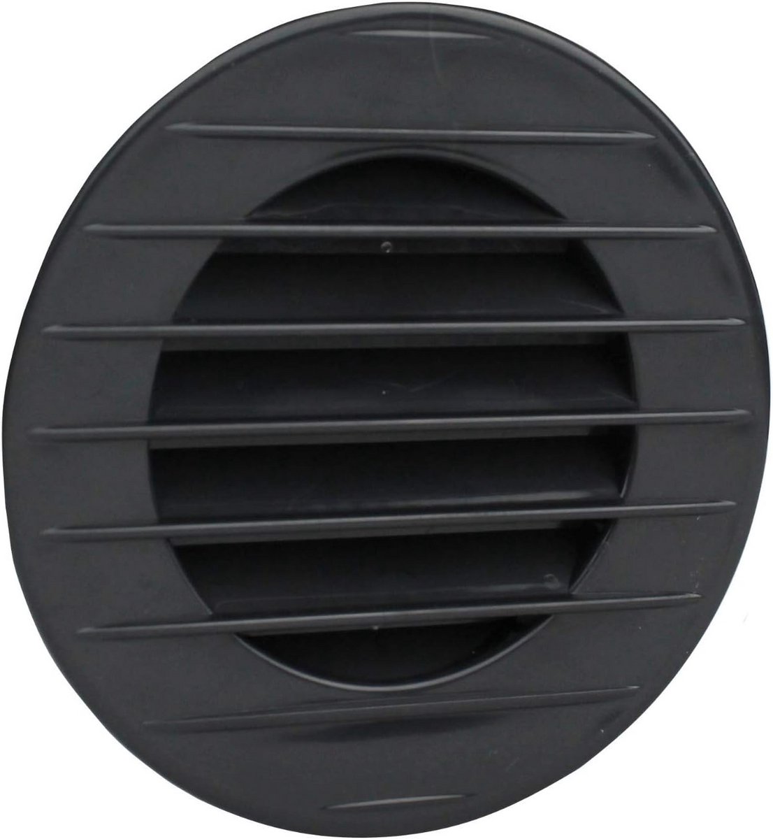 Rond Ventilatirooster 60 mm Antraciet met Ingebouwd Insectenhor - Afvoerlucht Rooster