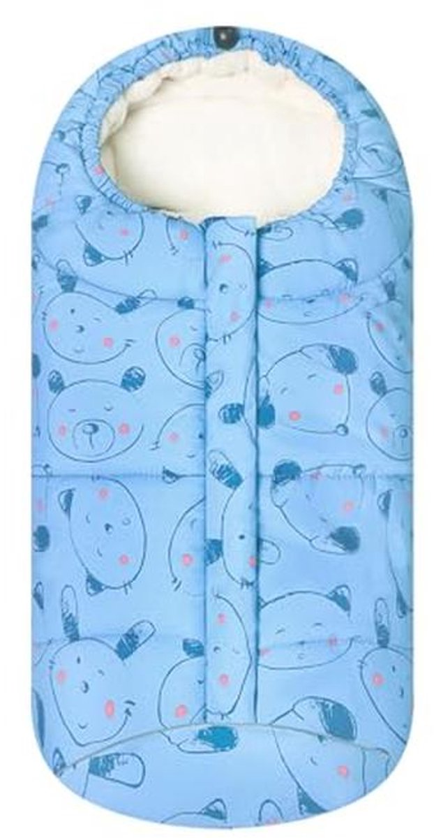 Zomerse Babyslaapzak 3 Tog voor Kinderwagen - Comfortabele Wikkeldeken voor 0-6 Maanden - Blauw