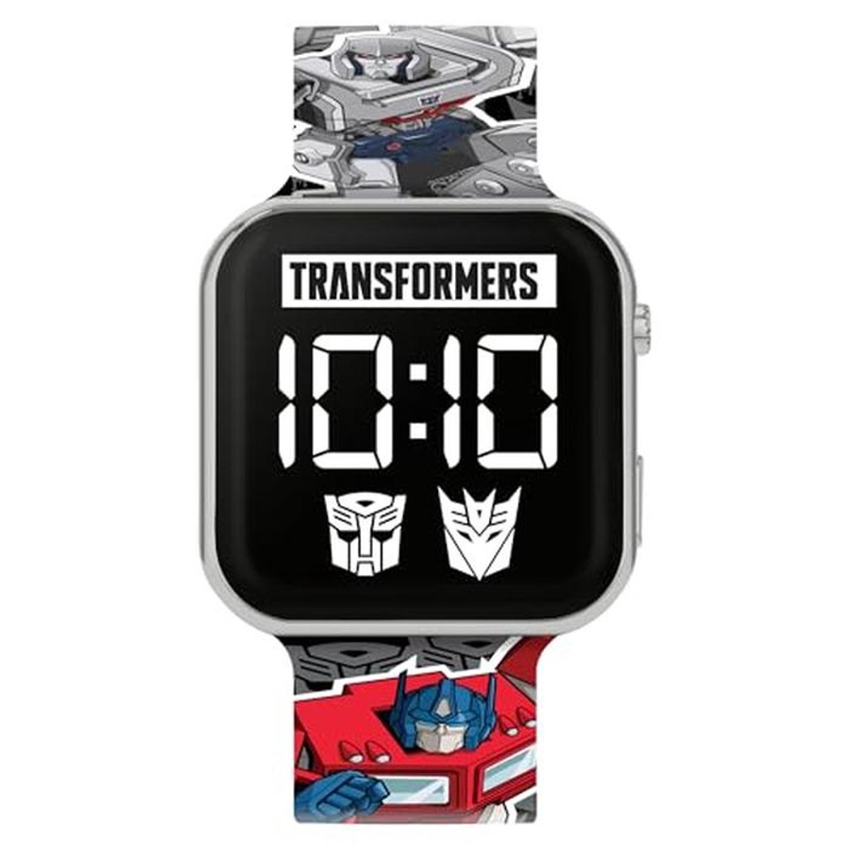 LED Digitale Quartz Horloge voor Kinderen met Siliconen Band en Modern Design