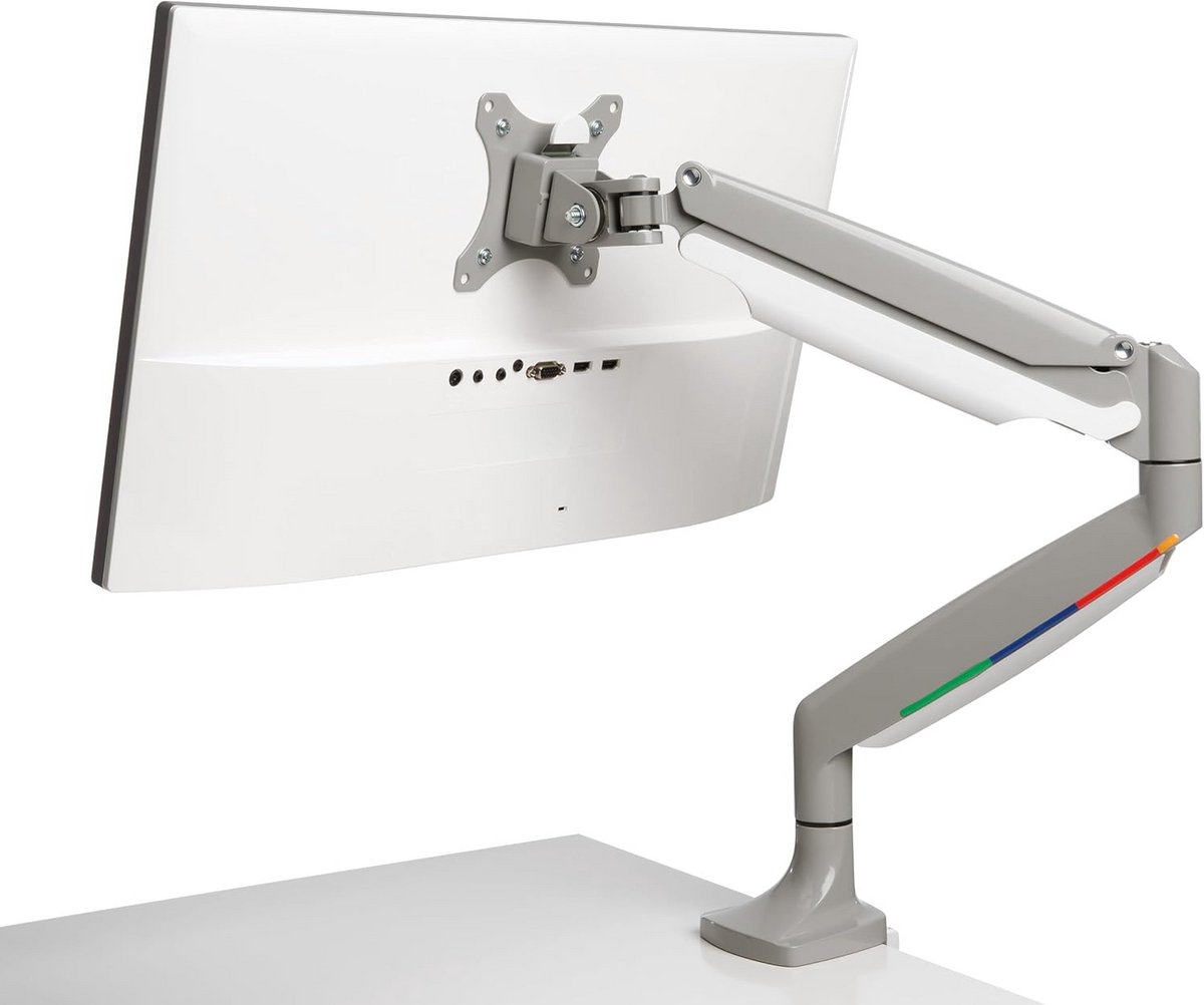 Verstelbare Monitorarm met VESA Mount - Ergonomische Monitormontage voor Thuiskantoor met Gasveer