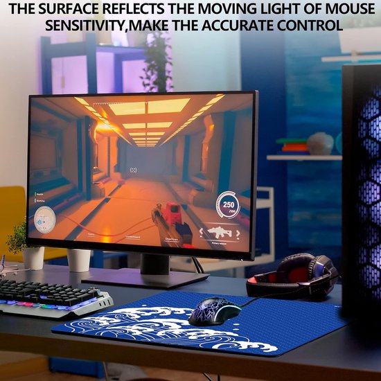 Gaming Muismat Aqua Control+ Met Ultraprecisie — afbeelding 5