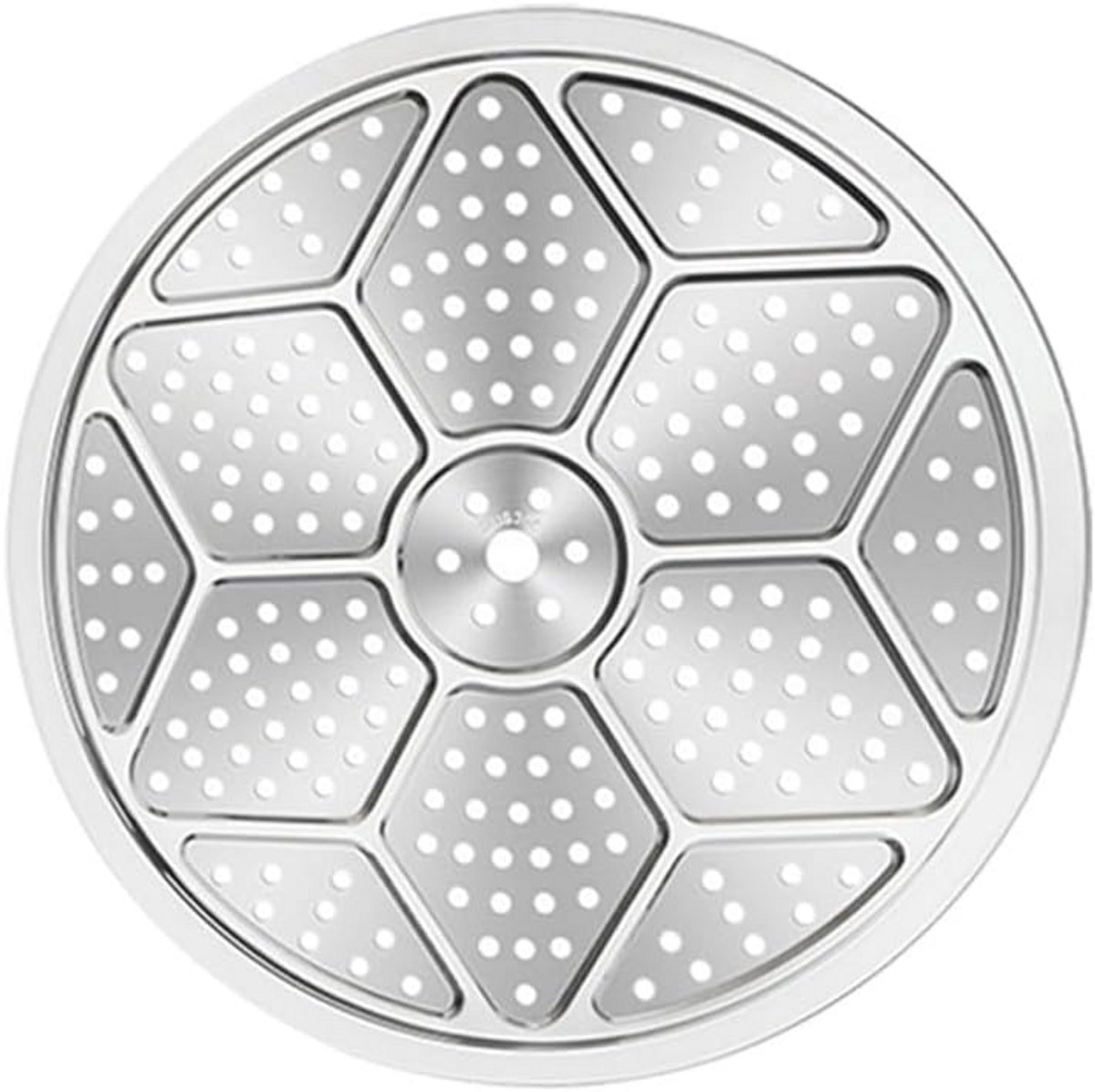 Ronde Stoomrek RVS 304 Hittebestendige Kookinzet voor Pan en Snelkookpan (15-39 cm)