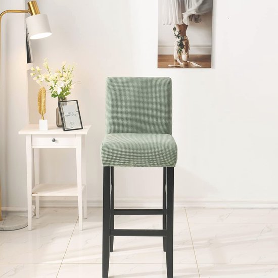 Stretch Stoelhoezen voor Eetkamerstoelen - 4 Stuks - Beschermende en Decoratieve Covers voor Barstoelen — afbeelding 5