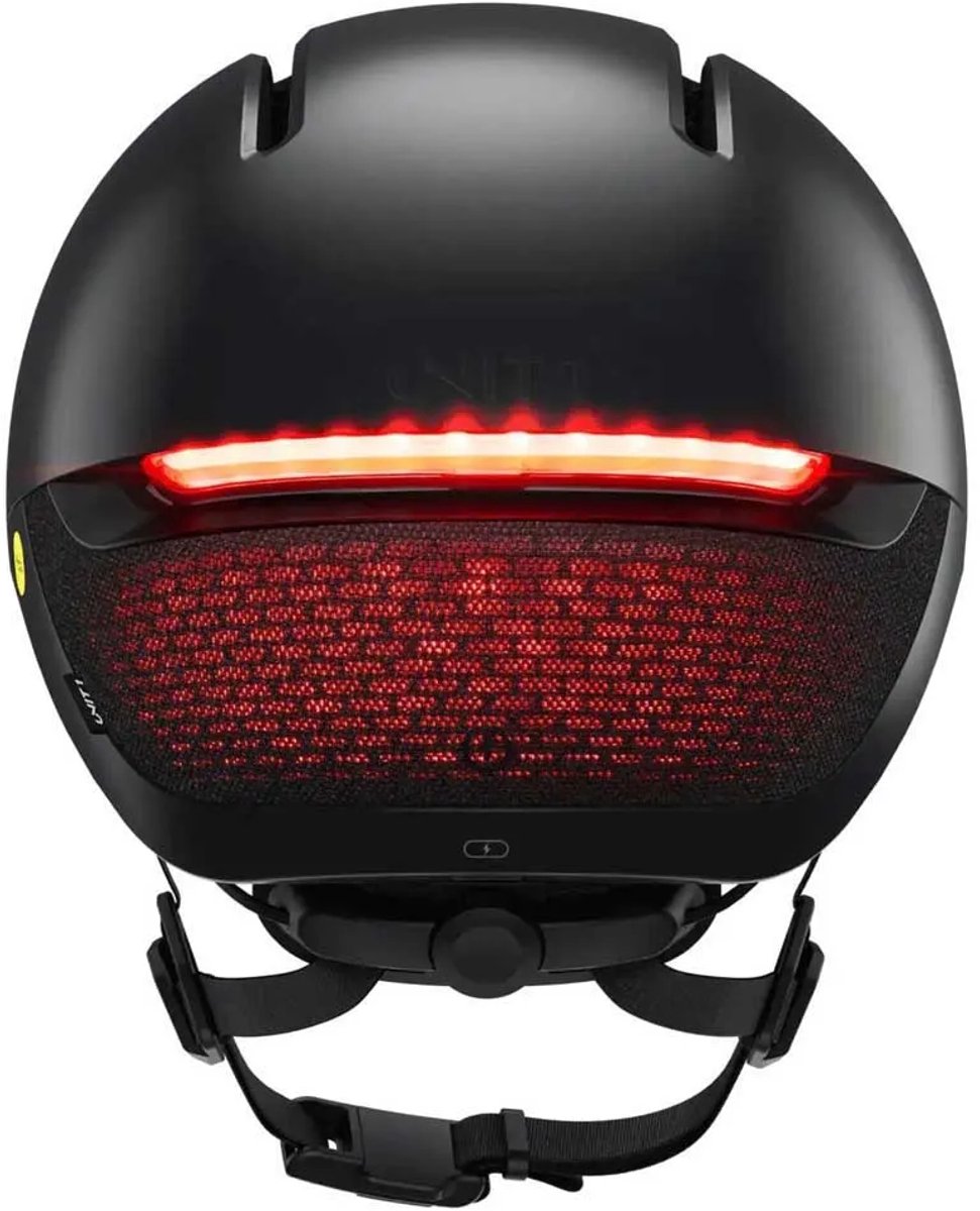 Bol.com Unit 1 - FARO MIPS M BLACKBIRD - Fietshelm met slimme functies - zwart incl. afstandsbediening voor knipperlichten aanbieding