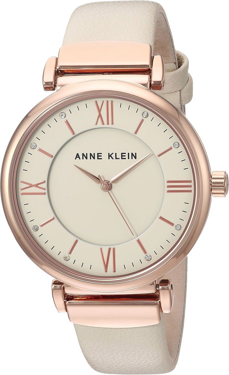 Wrist Watch - Ivory and Rose Gold Design