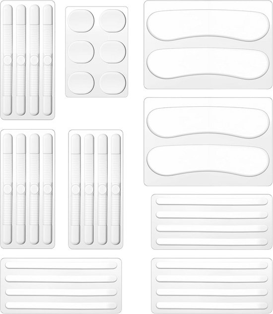 34 stuks gelpads voor schoenen, siliconen pads, hoge hael-kussens
