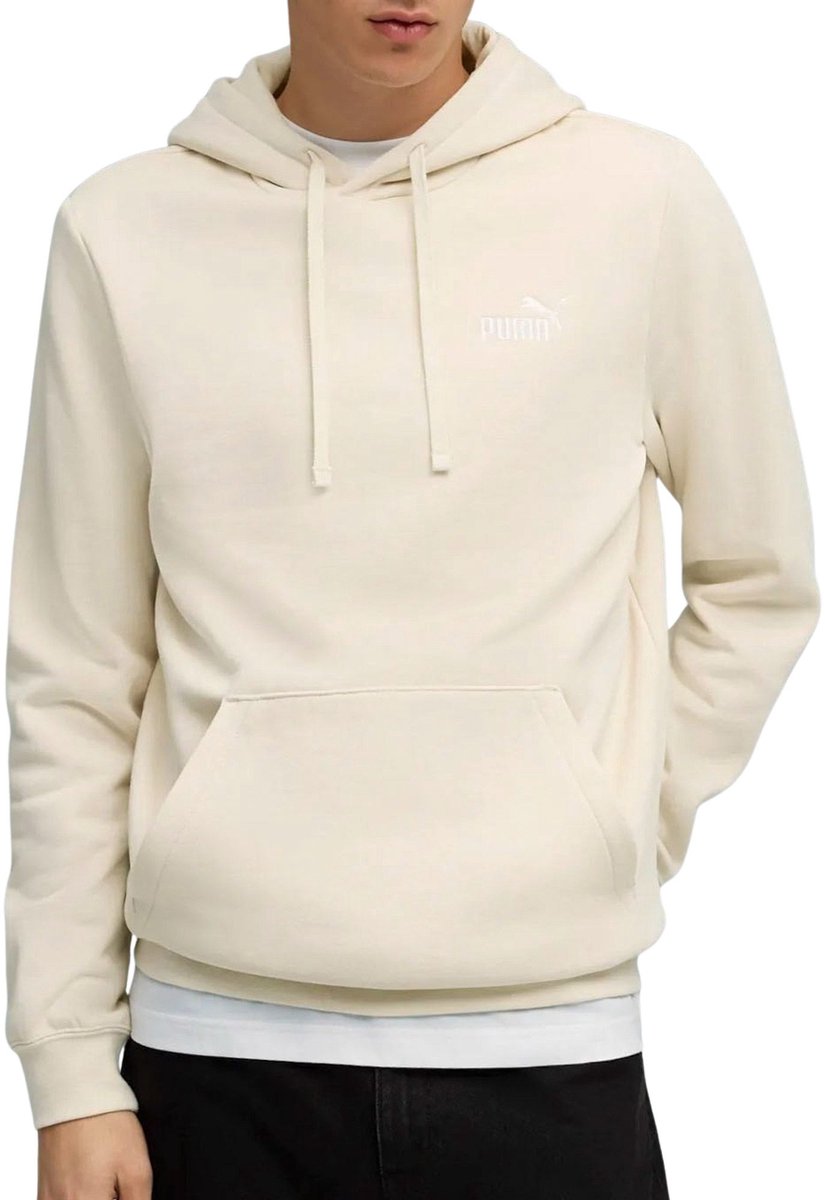 Puma ESS Small No. 1 Logo Hoodie Heren Beige