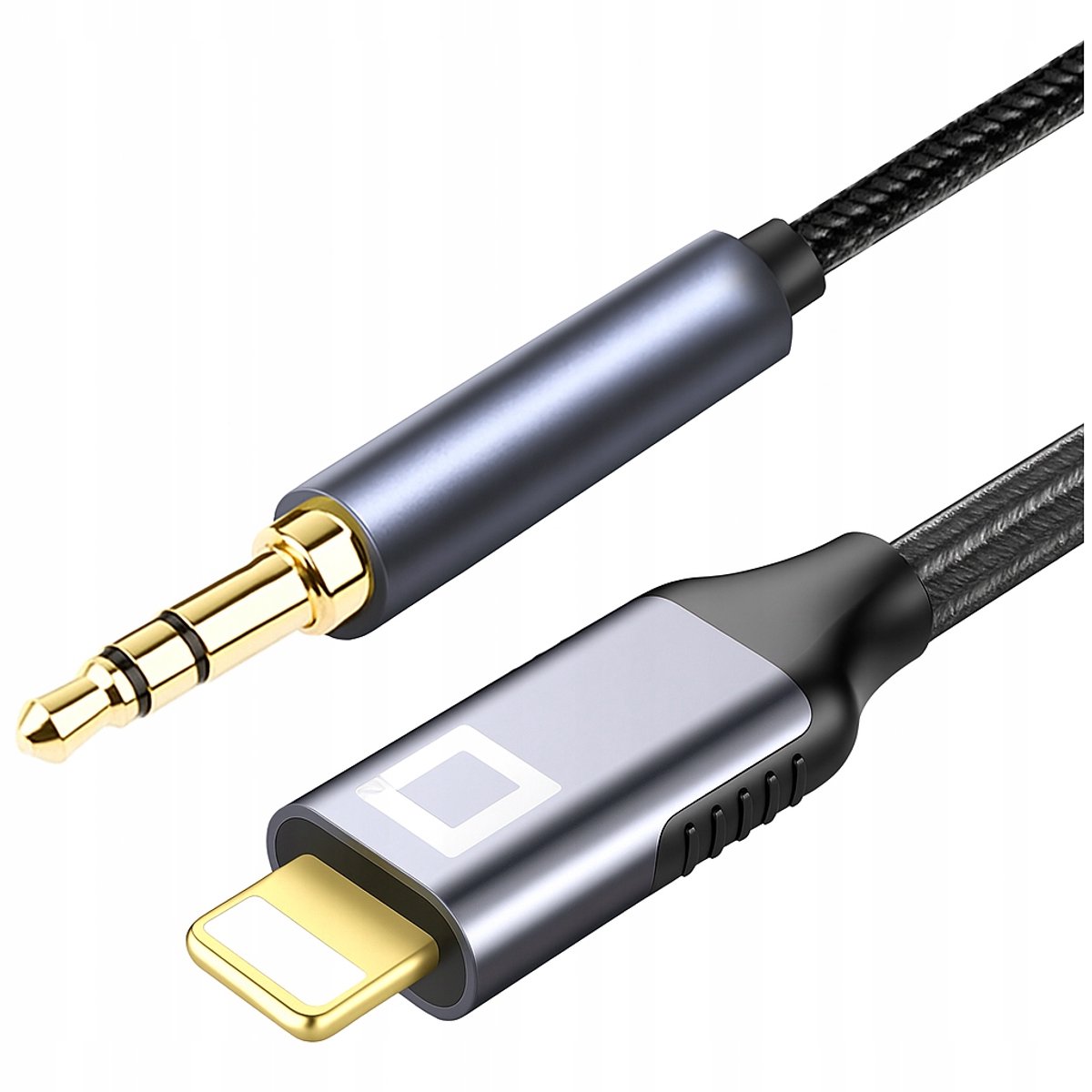 Co2 Aux Kabel Voor Iphone X 14 13 Adapter Lightning Mini Jack 1M