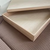 Sensory bak met deksel - houten bak - sensory bak - sensory