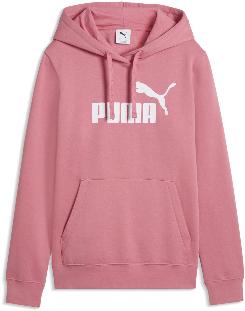 PUMA ESS No. 1 Logo Hoodie FL Dames Trui Wild Roze