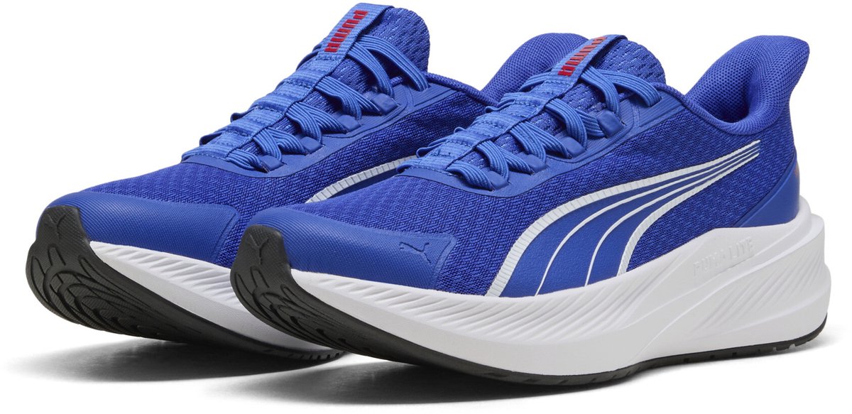 PUMA Dasher Lite SLIPTECH Jr Unisex Sportschoenen Royal Sapphire-For All Time -PUMA Rood