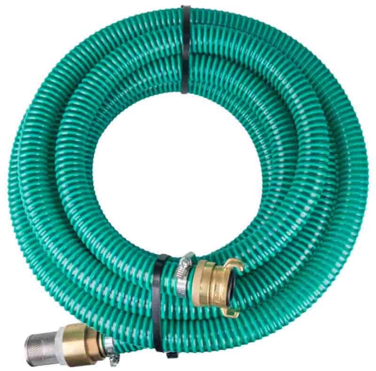 Zuigslang 1 inch, PVC, 7 meter, met voetventiel