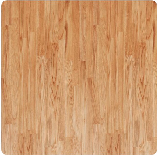 vidaXL - Tafelblad - vierkant - 90x90x2,5 - cm - massief - eiken - lichtbruin