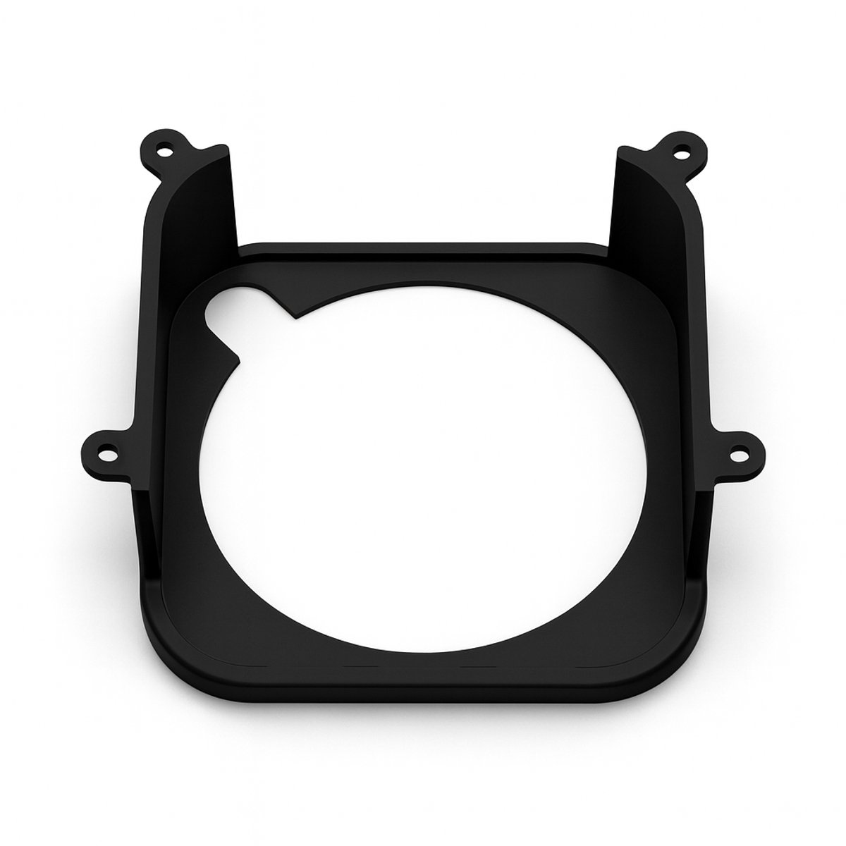 Houder voor onder tafel geschikt voor Apple Mac M4 Mini 2024 zwart - Meurbeugel - Wandbeugel - gemaakt van gerecycled polymeer - inclusief schroeven