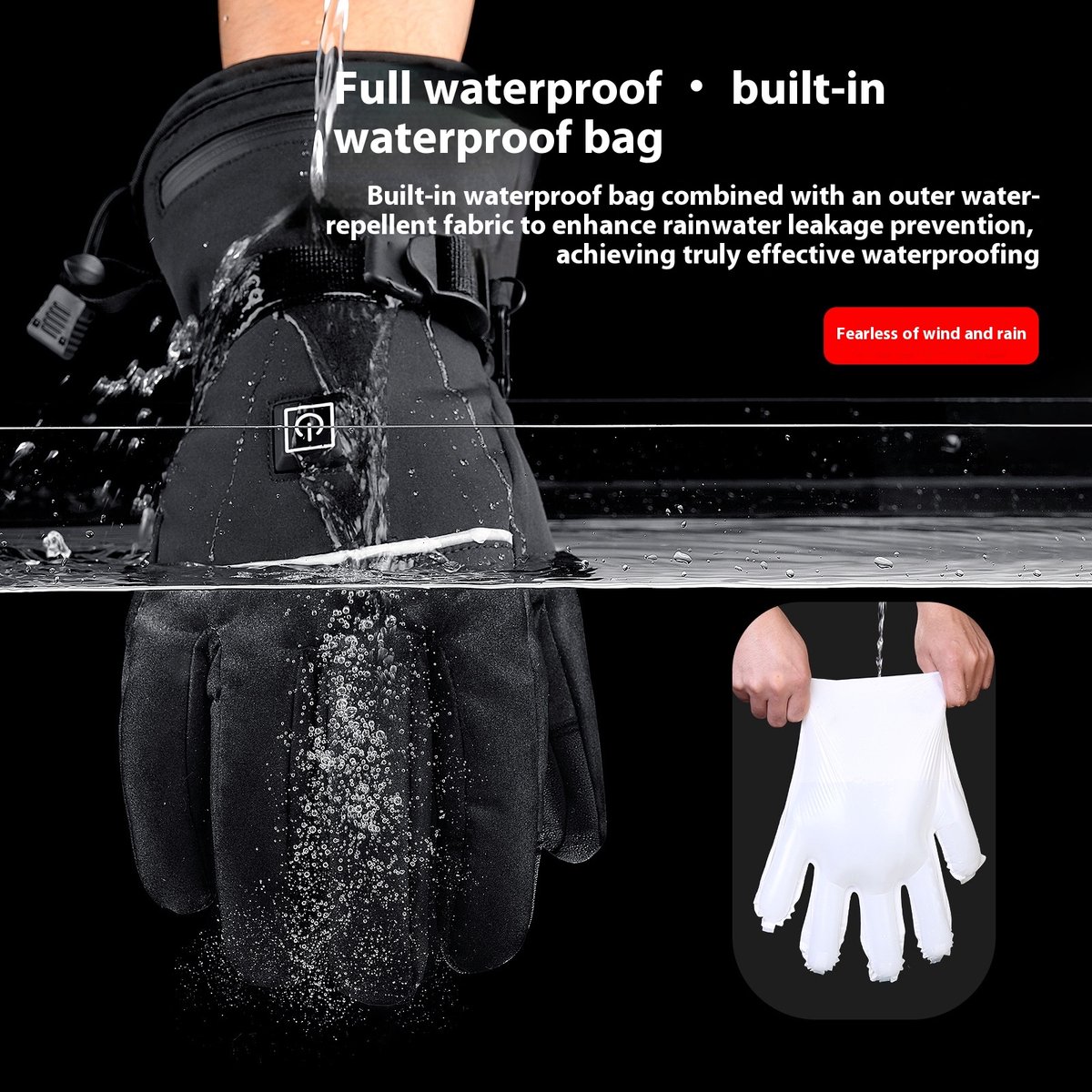 Verwarmde Handschoenen - Elektrische handschoenen - Waterdichte En Zachte Winter Handschoenen - Met Touchscreen - Voor Fietsen Motorrijden Skiën Wandelen En Buitensporten — cadeau in Sport & Outdoor - foto 4