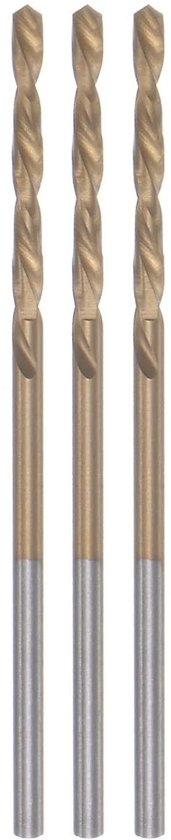 Sourcing Map 3pcs Foret Hélicoïdal Bits 1.7mm Titane Enduit (HSS-E) M42 Sourcing Map 3pcs Foret Hélicoïdal Bits 1.7mm Titane Enduit (HSS-E) M42