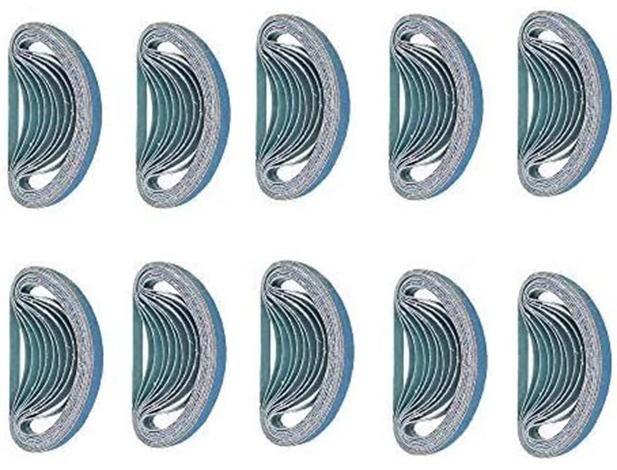 Provento - Schuurbanden 60 Grit voor Bandschuurmachine - Set van 10 Stuks 20mm x 520mm