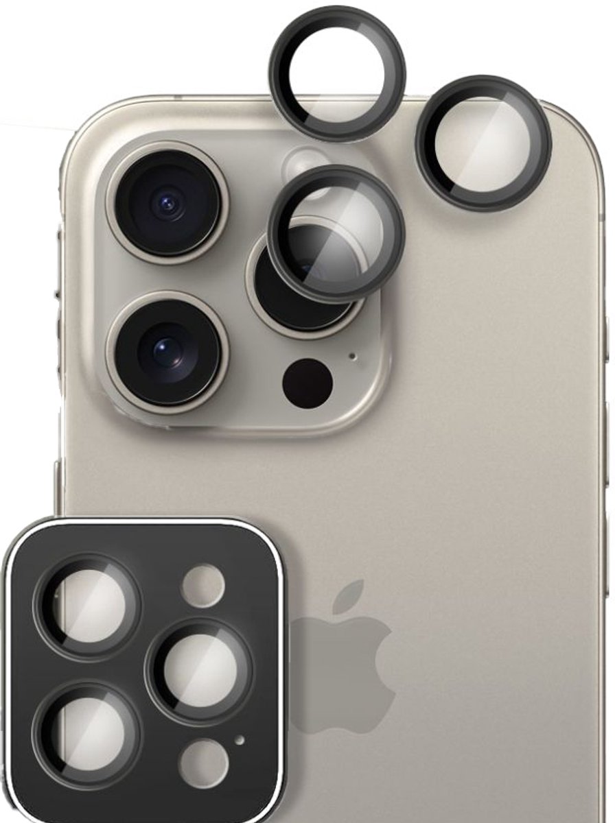 HOFI CAMRING PRO+ CAMERAHOESJE VOOR IPHONE 16 PRO / 16 PRO MAX ZWART
