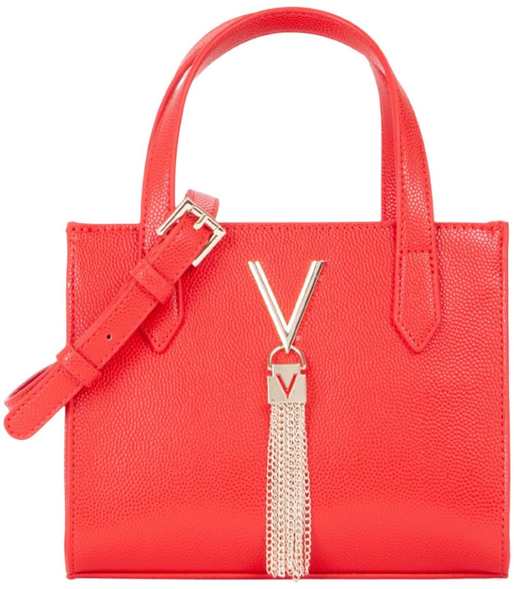 VALENTINO handtas schoudertas Divina Shopping Bag Rosso rood