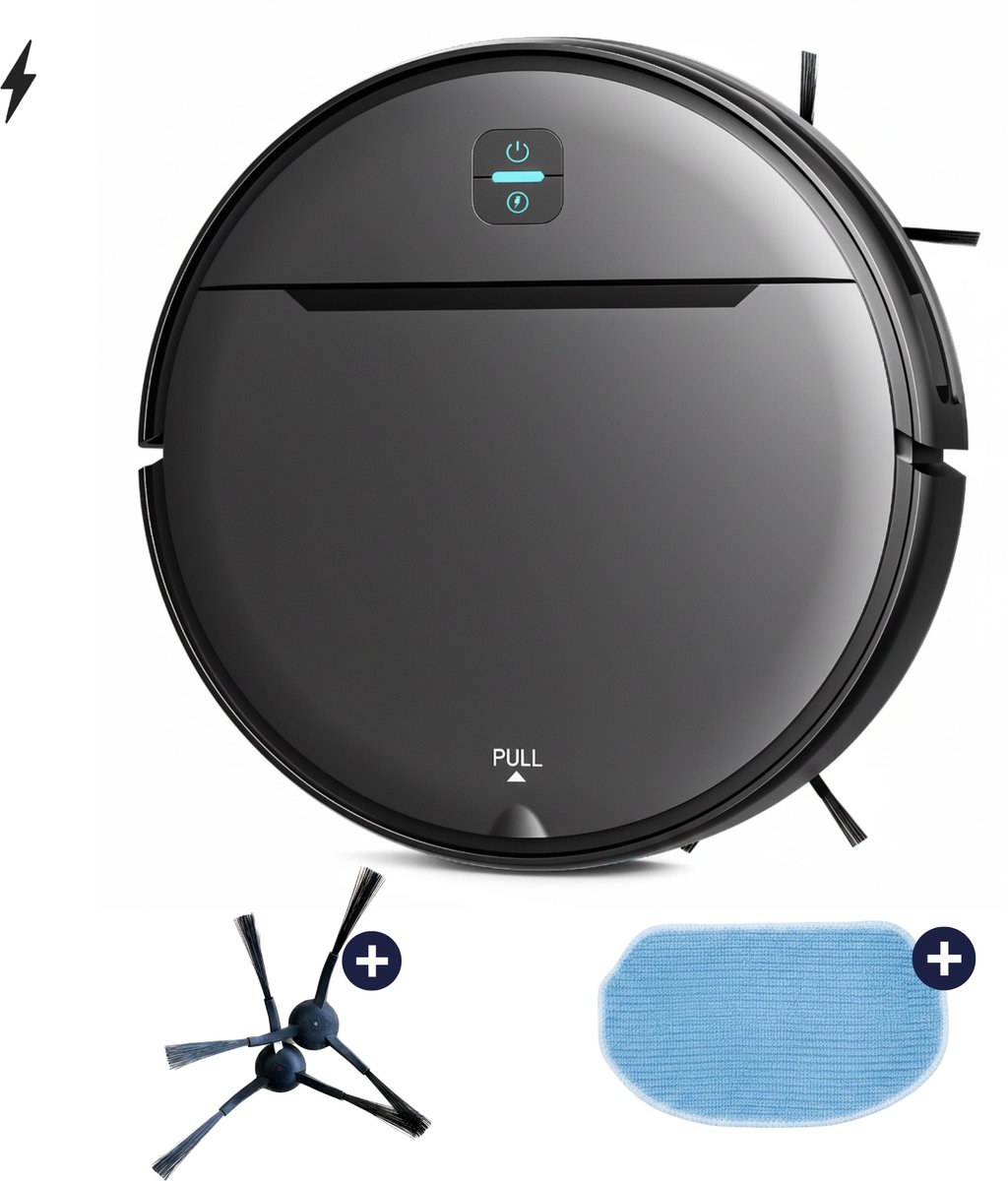 Stoffy Robotstofzuiger met Dweilfunctie en Appbediening