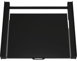 Tussenstuk Wasmachine & Droger met Uitschuifbare Plank XL – Zwart - Bodo