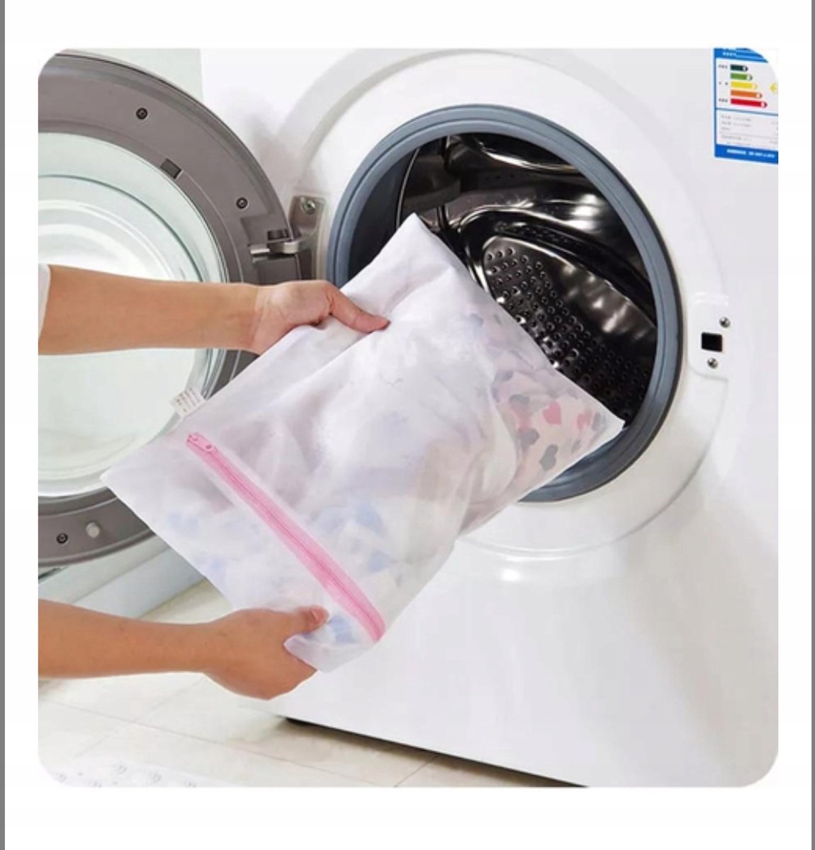 Wastmand Net voor Schoenen en Delicaat Textiel met Rits