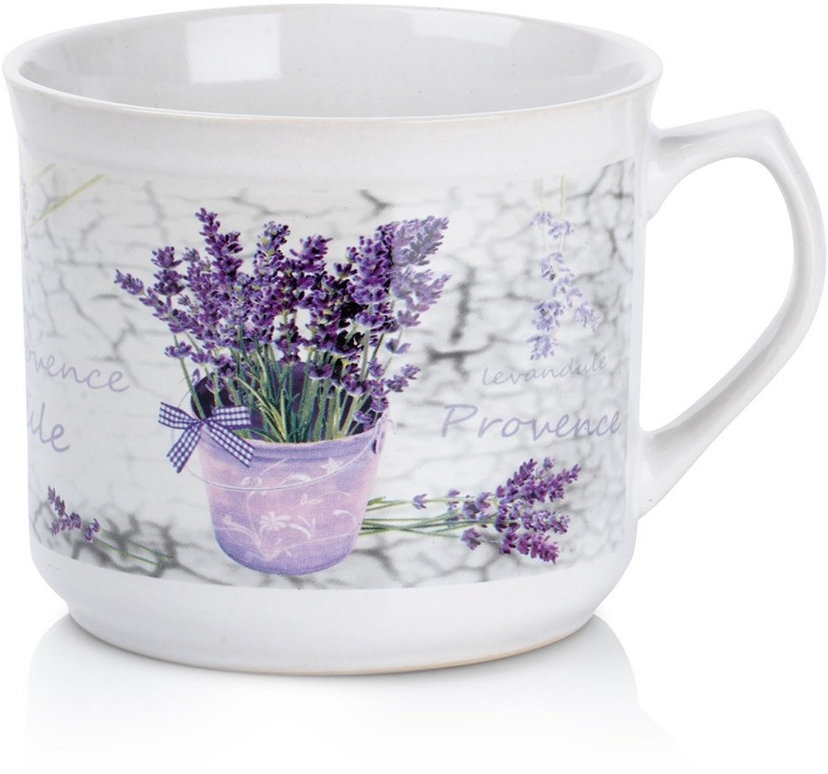 Orion - Keramische Mok - Lavendel - 650 ml - Witte Kleur