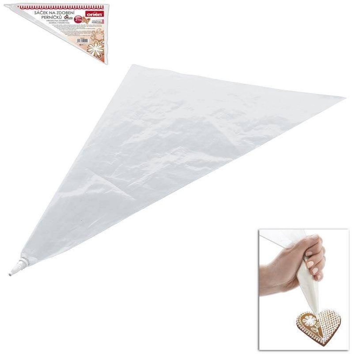 Orion - Decoratieve Spuitzak - 25,5 cm - Herbruikbaar - Sterke Folie