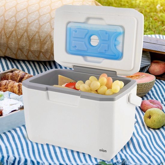 Orion - Koelbox - 5 l - Compact - Witte Kleur - Met Koelelement van Merkloos — afbeelding 2