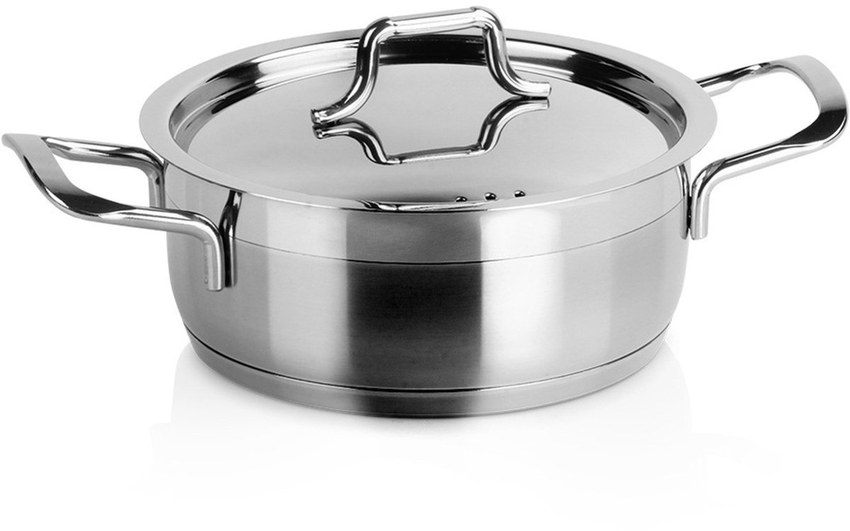 ORION Anett Serie - Roestvrijstalen Pan - 16 cm - 1,2 l - Inclusief Deksel