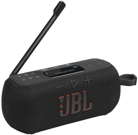JBL Tuner 3 – Draagbare DAB/FM-radiospeaker met Bluetooth, IP67 en Auracast – Zwart