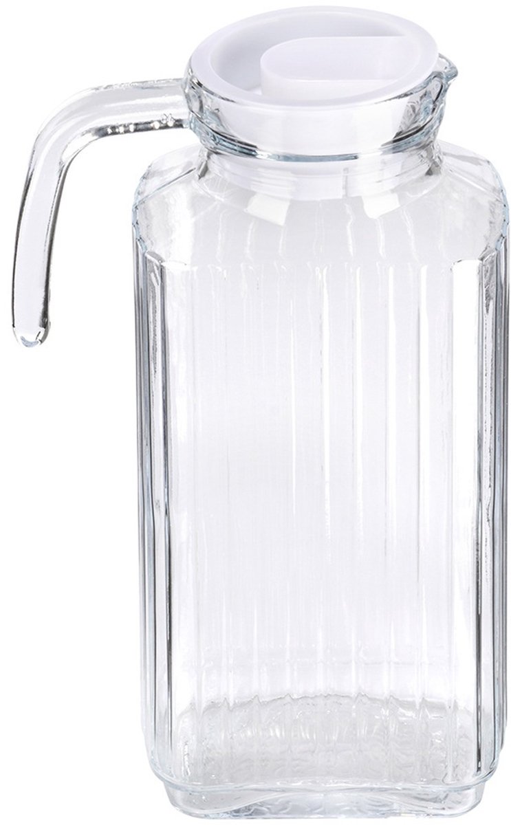 Vilde - Glazen Kan met Deksel - 1,8 l - Transparant - Vaatwasserbestendig — cadeau in Koken & Dineren - foto 2