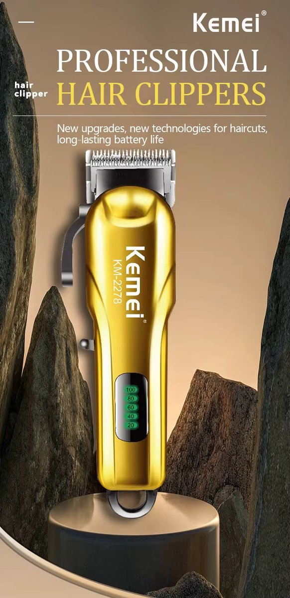 Kemei Tondeuse - KM 2278 thumbnail 4