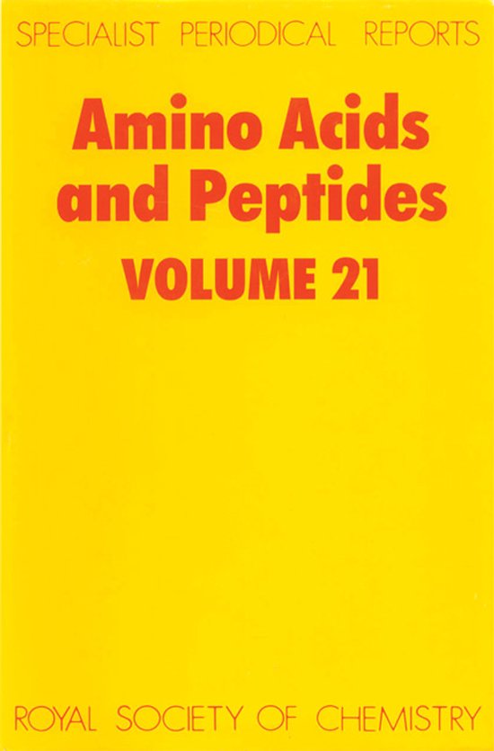Specialist Periodical Reports - Amino Acids and Peptides- Am ... - cover