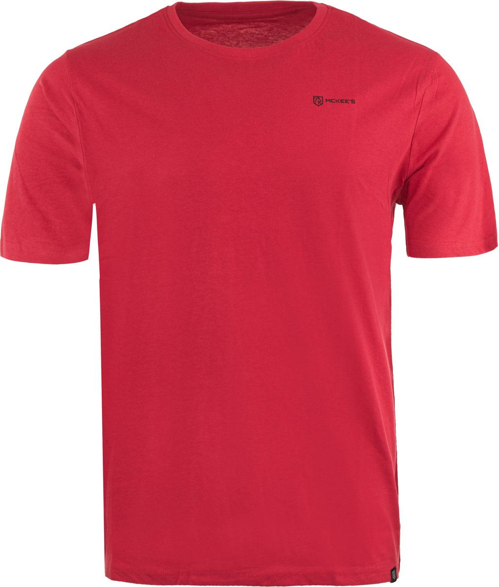 Heren T-shirt Mckees Garda Rood - S