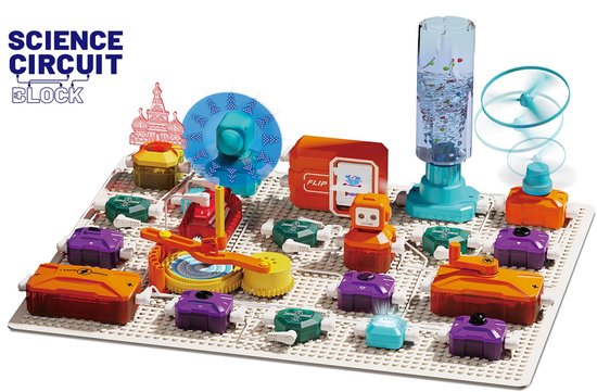 Foto: Bld wetenschap spel elektro experimenteerset 76 delig voor 450 experimenten