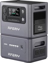 AFERIY P280 Draagbare Powerstation 4096Wh 2800W - Uitbreidbare Batterij - Zonne-energie voor Camping - Thuis en Noodgevallen
