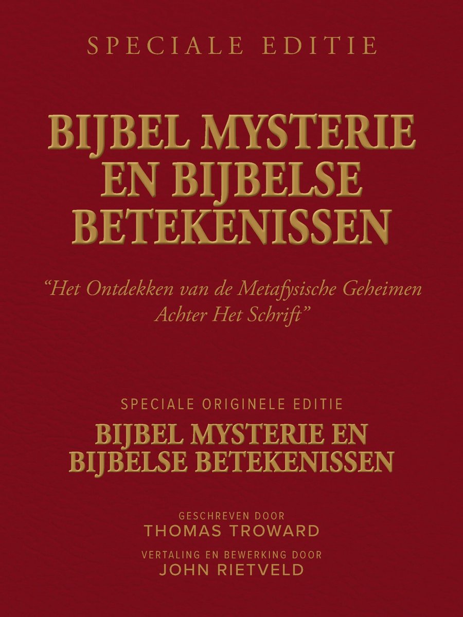 BIJBEL MYSTERIE EN BIJBELSE BETEKENISSEN