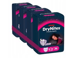 Huggies DryNites Pyjamabroekjes Meisjes 8-13 jaar (30-48kg) 4x9
