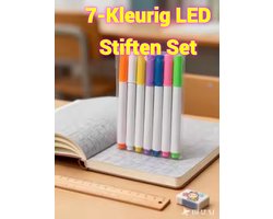 7-Kleurige LED Stift – Laat Jouw Boodschap Stralen voor LED 3D Acryl Tekenstift Bord Lichtgevend Magisch–7-Kleuren-Magisch Board Warm Wit Nachtlampje | Touch Control | Modern Schrijfbord –Sinterklaas Cadeau-Black Friday-Kertstcadeau-Nieuwjaar 2026