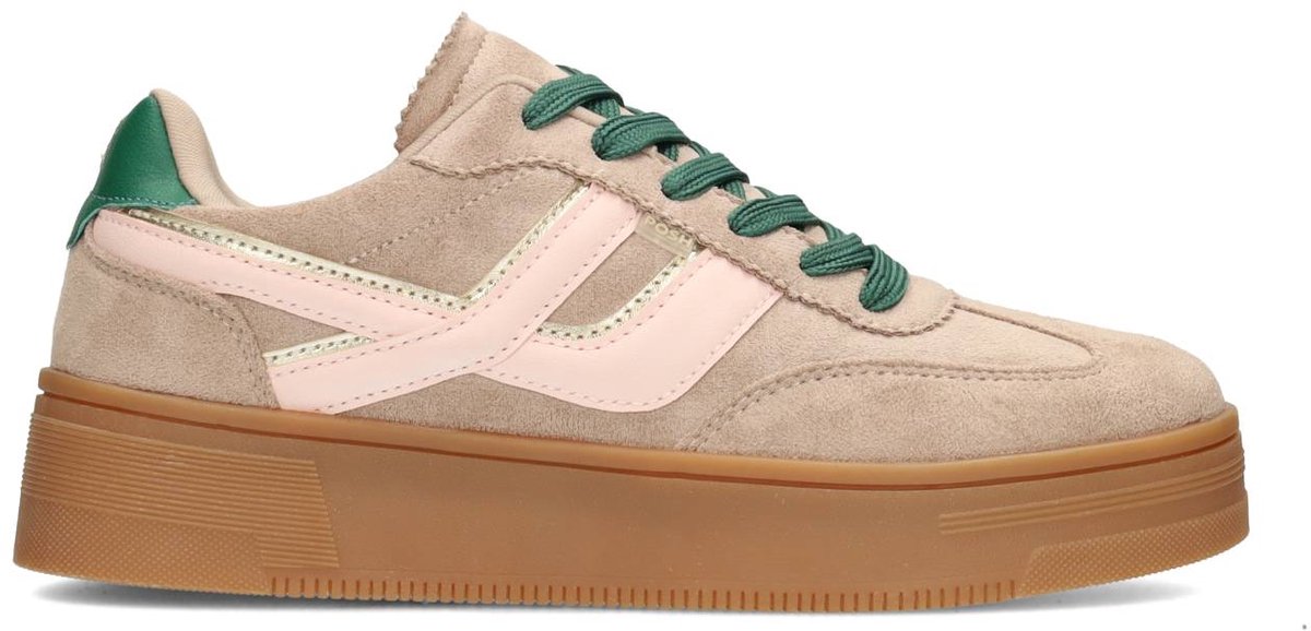 POSH by Poelman GEORGIA Dames Sneakers - Beige