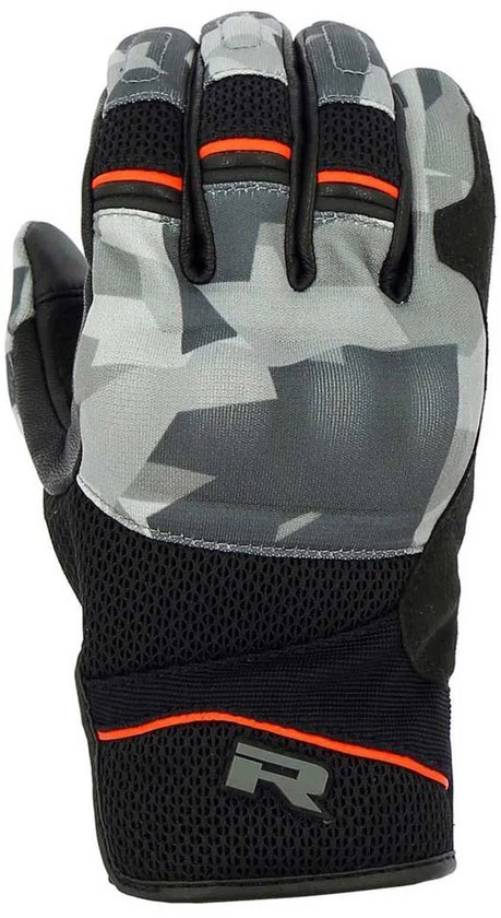 Richa Desert 2 Zwart Rood Fluo Handschoenen - Maat M - Handschoen