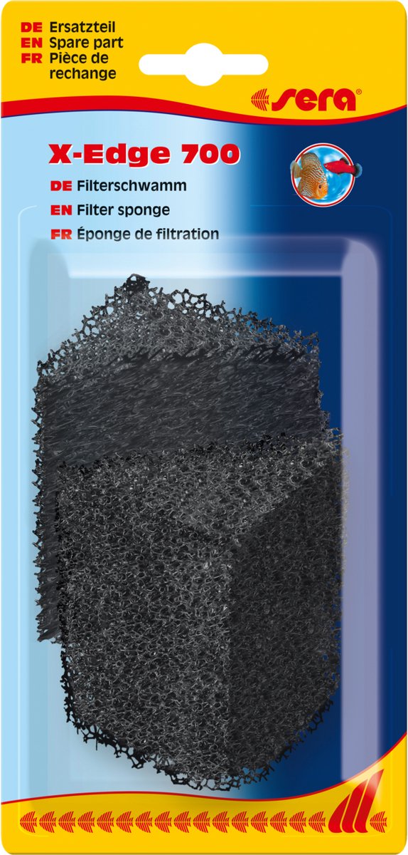 sera X-Edge 700 Filterspons - 2 stuks