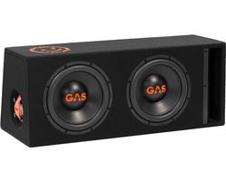 GAS Audio Power MAD B2-210V 2 x 10 inch subwoofer 1200W ( 600W RMS ) Gepoorte Auto subwoofer